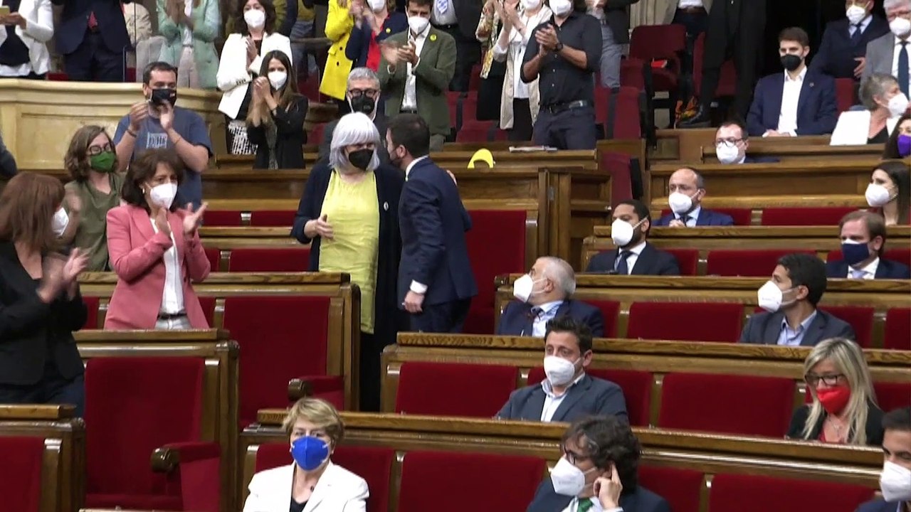 El Parlament inviste a Pere Aragonès (ERC) presidente de la Generalitat