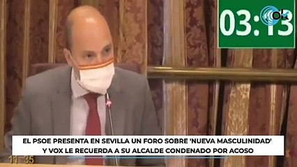 El PSOE presenta en Sevilla un foro sobre 'nueva masculinidad' y Vox le recuerda a su alcalde condenado por acoso