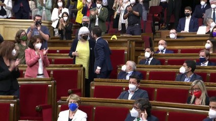 El Parlament inviste a Pere Aragonès (ERC) presidente de la Generalitat