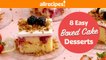 6 Easy Desserts That Start With a Box of Cake Mix   | Blueberry Dump Cake, Whiskey Cakes, and more!