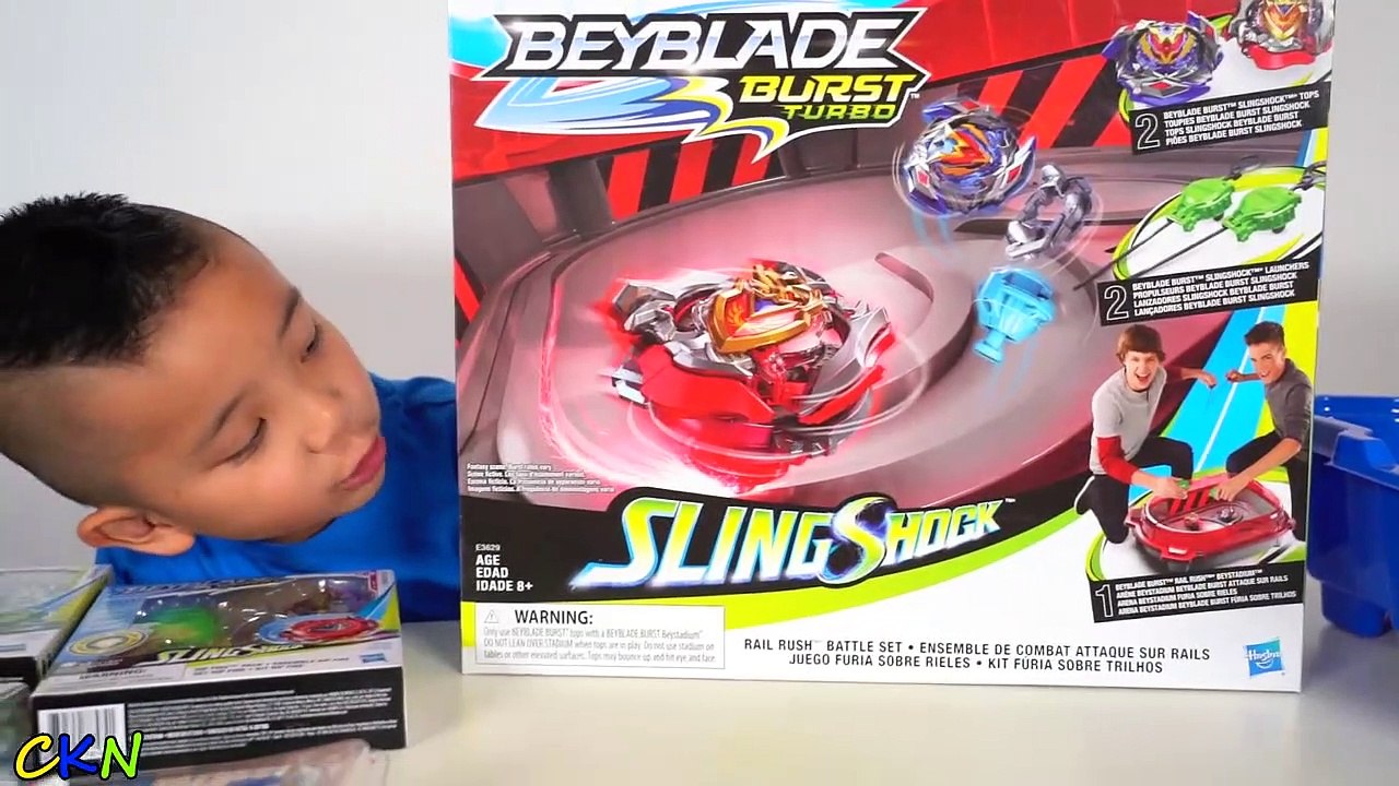 Beyblade Burst Turbo Slingshock Epic Battle With Ckn Toys