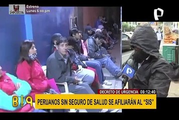 Gobierno aprobó decreto para garantizar atención por covid-19 de personas sin seguro