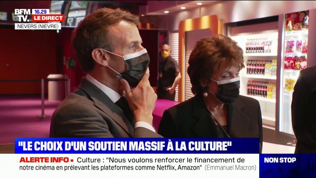 Emmanuel Macron sur la fermeture des lieux culturels: Ça a été douloureux pour des artistes (...) et pour beaucoup de nos concitoyens