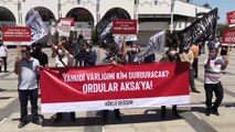 MERSİN - Filistinli şehitler için gıyabi cenaze namazı kılındı