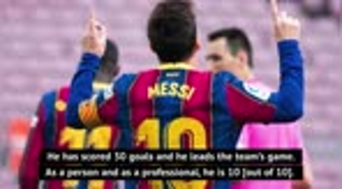 Koeman hopes 'unique' Messi will stay amid unce...
