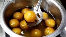 Gulab jamun ki recipe. How to make suji ke gulab jamun.