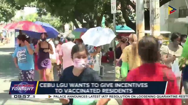 Cebu LGU wants to give incentives to vaccinated residents;  DOH 7: COVID-19 vaccine has no direct implications on deaths of 3 frontliners in Central Visayas;   Sen. Tolentino pushes to move BARMM elections; 6th meeting on bilateral consultation mechanism
