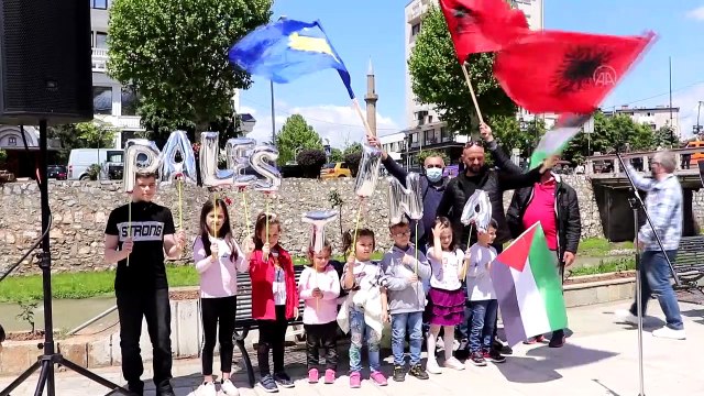 PRİZREN - Kosova'da Filistin'e destek gösterisi düzenlendi