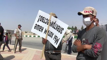 GAZİANTEP TEL ABYAD'DA 'ELEKTRİK KESİNTİSİ' PROTESTOSU