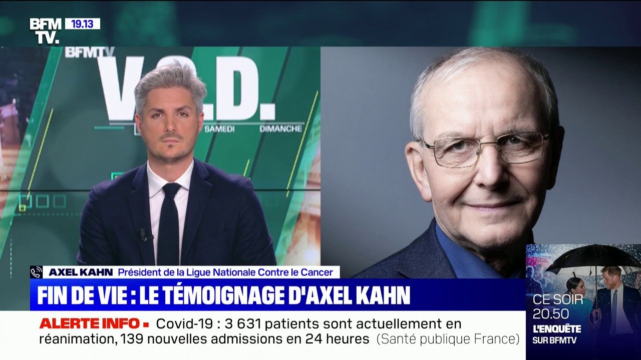 Axel Kahn face à la maladie: "C’est pour ma compagne que c’est plus difficile, mais c’est une femme d’un très grand courage"