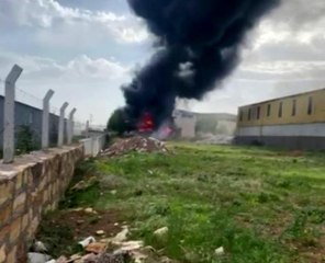 Son dakika haber! Sivas'ta OSB'de korkutan yangın