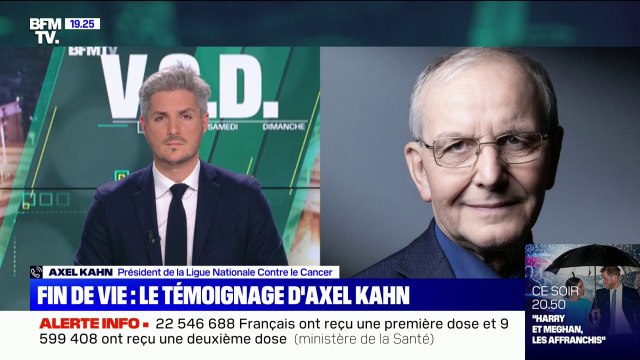 Axel Kahn: Je sais que ma mémoire, mes écrits, feront qu’intellectuellement je continuerai de vivre à travers les autres