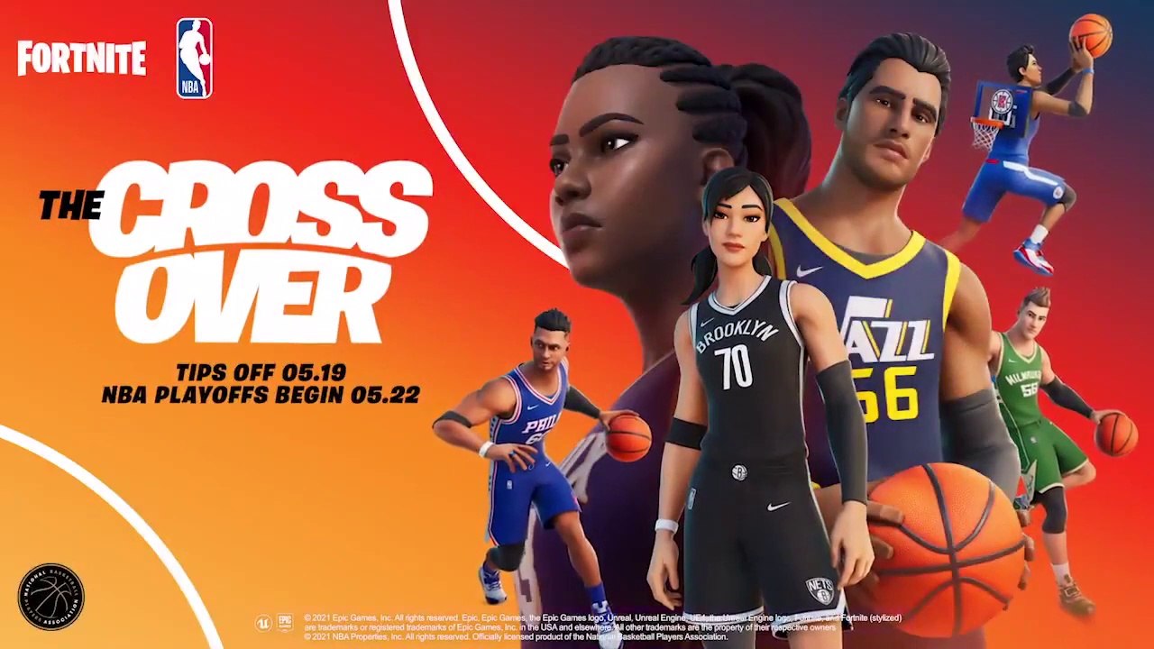 #fortnite #nba #crossover Fortnite NBA what_!!