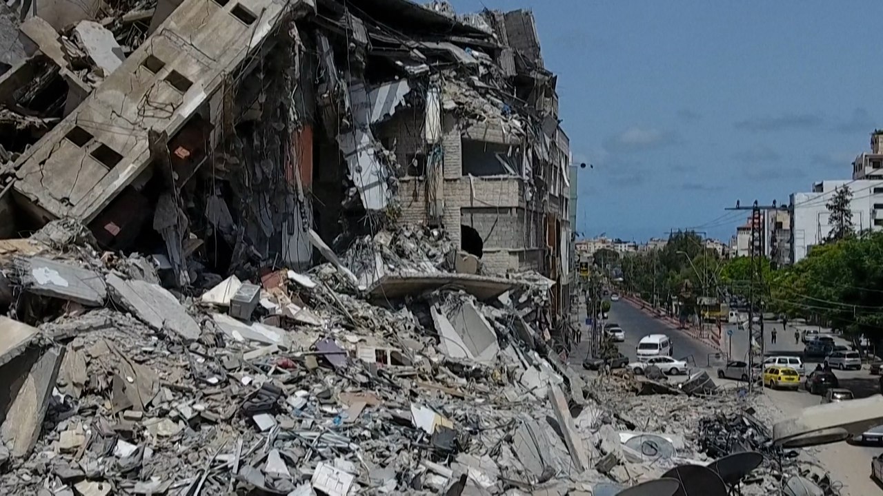 Proche-Orient : à Gaza, des bâtiments détruits à perte de vue