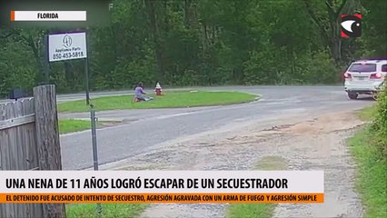 Una nena de 11 años logró escapar de un secuestrador