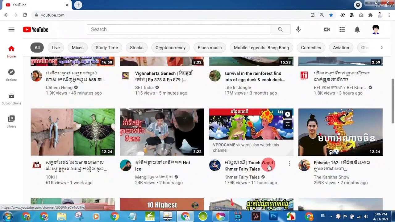 Easy translation of article titles on websites and other social network