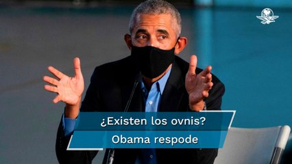 "Hay objetos en el cielo pero no se sabe qué son", responde Obama ante cuestionamiento sobre ovnis