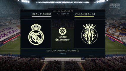 Real Madrid vs Villarreal || La Liga - 22nd May 2021 || Fifa 21