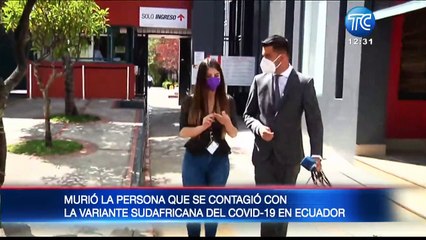 Primer muerte a causa de la variante sudafricana del COVID-19