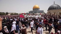 İsrail polisinden Mescid-i Aksa’da cuma namazı sonrası cemaate sert müdahale