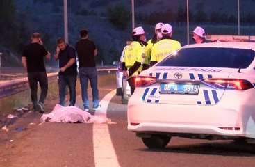 ANKARA'DA, DEVRİLEN MOTOSİKLETTEKİ 2 KİŞİ ÖLDÜ