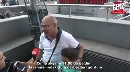 Bir turistin 15 Temmuz yorumu: Allah Türkiye'yi koruyor!
