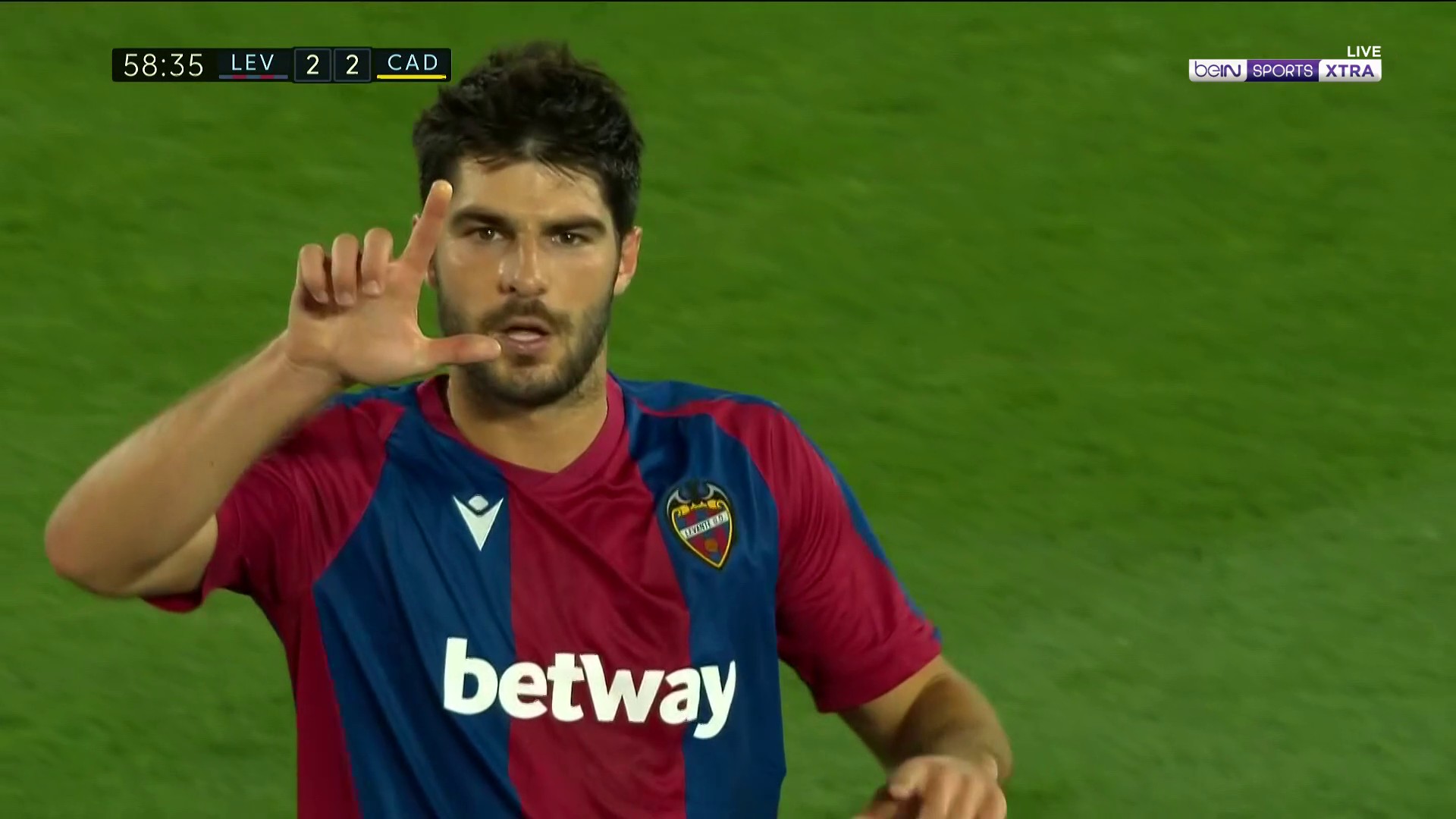 Levante 2-2 Cadiz: Goal Gonzalo Melero