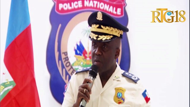 Léon Charles direktè jeneral a.i PNH la fè konnen lapolis la ap travay pou retabli sekirite nan peyi