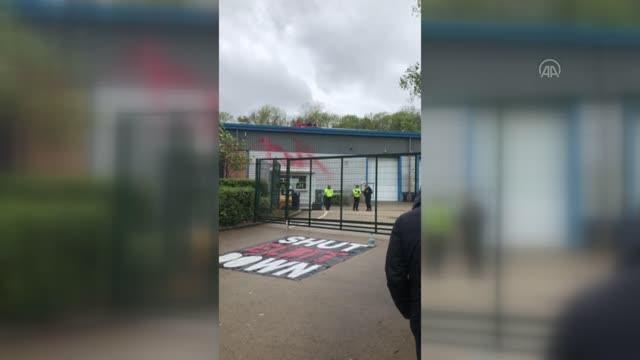 LEICESTER - Filistin yanlısı eylemciler, İsrail'in İngiltere'deki SİHA fabrikasında üretimi durdurdu