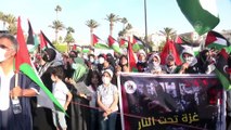 TRABLUS - Libya'da Filistin ile dayanışma gösterisi düzenlendi