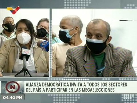 Alianza Democrática invita a todos los sectores del país a participar en las megaelecciones