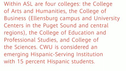 Central Washington University Ellensburg, WA, USA