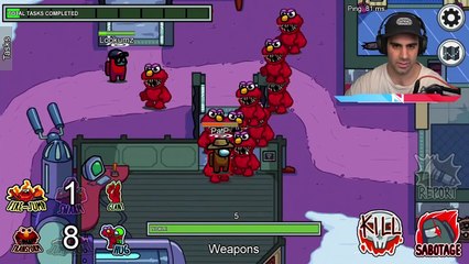 Elmo Imposter Mod In Among Us (Scary)