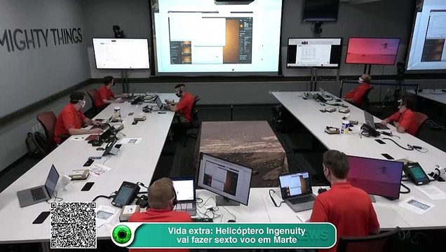 Vida extra- Helicóptero Ingenuity vai fazer sexto voo em Marte
