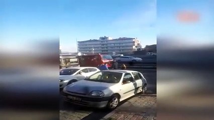 İstanbul'da asfaltta korkutan görüntü!