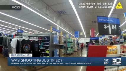Body-cam footage shows moments MCSO shot man inside Walmart store