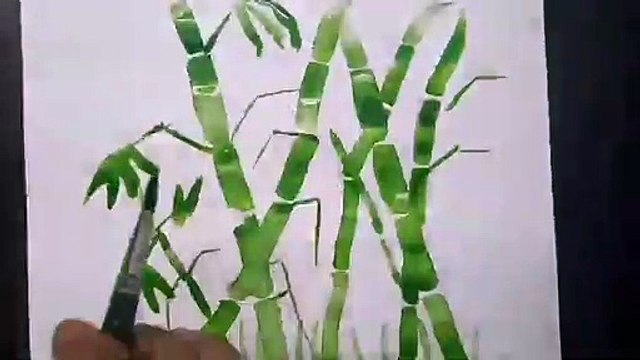 Quick And Easy Painting Inspired From Japanese Traditional Bamboo Paintings