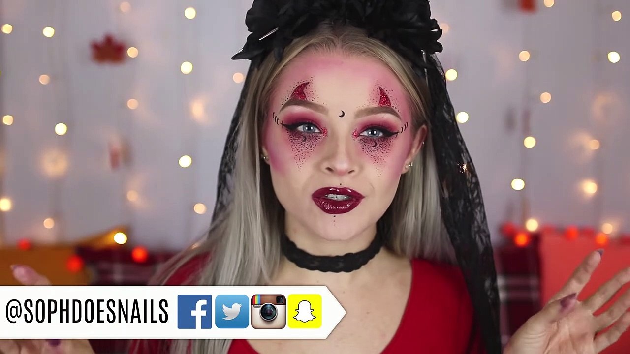 Drugstore Glam Devil Makeup | Sophdoesnails