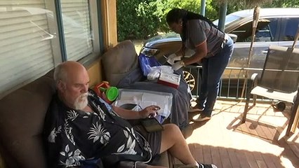 Scheme frees up hospital beds by giving in-house care