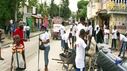 Komite Refleksyon ak Aksyon Vilaj solidarite CRAVS òganize jounen netwayaj nan zòn Vilaj Solidarite