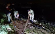 Son dakika haberi | Van Gölü'nde kaçak avlanan 3.5 ton inci kefali ele geçirildi