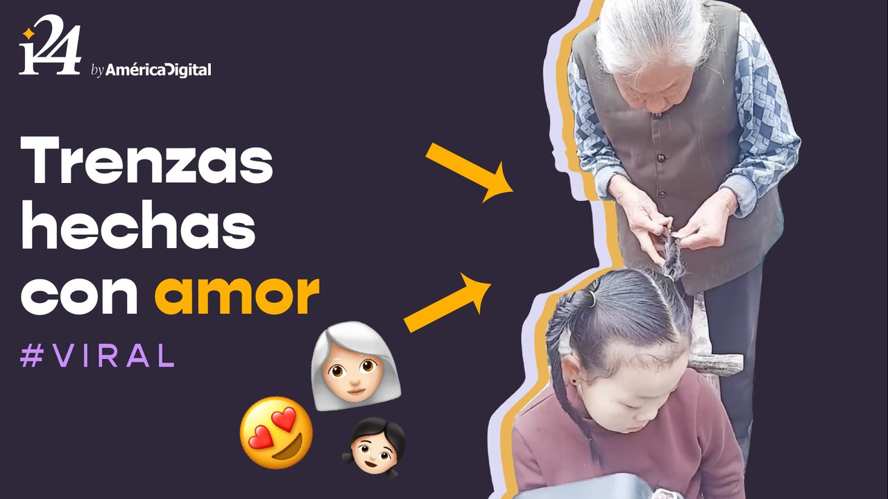 Abuelita ha realizado más de 140 trenzas para su bisnieta