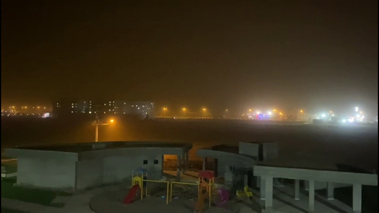 Nusaybin'de toz bulutu