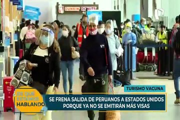 Se frena salida de peruanos a EEUU por suspensión de citas para visa