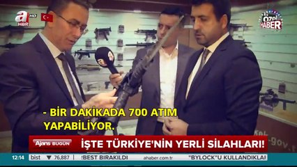 İşte Türkiye'nin tamamen yerli silahları!