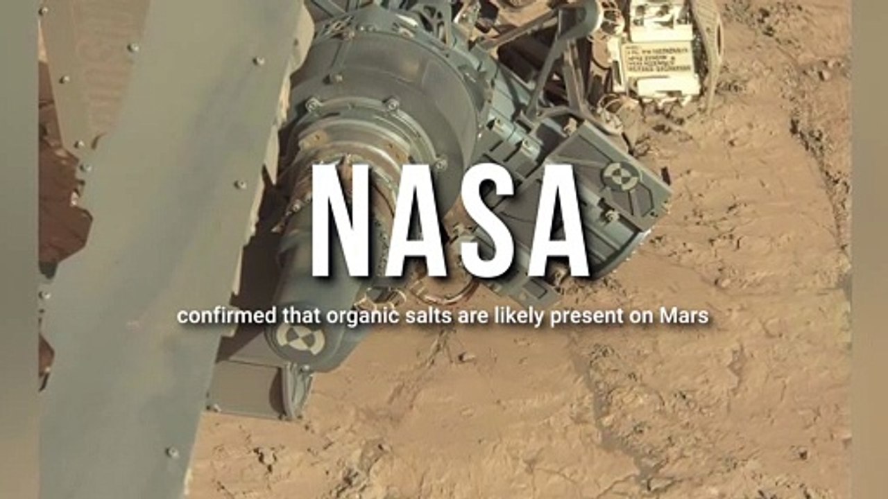 NASA claims Organic Salts on Mars likely exist and could be found by Curiosity's SAM instrument