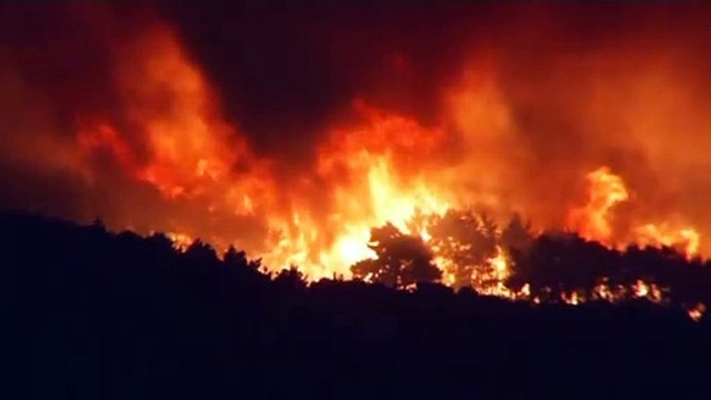 Feux de forêts : des milliers d'hectares brûlés en Grèce et en Espagne