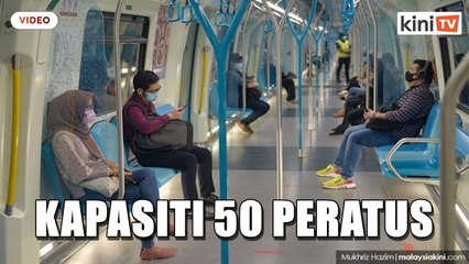 Kapasiti pengangkutan awam 50% mulai 25 Mei