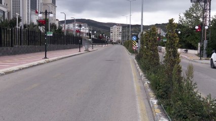 YOZGAT - 'Kademeli normalleşme' döneminin ilk hafta sonu kısıtlamasında sessizlik hakim