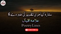 Sitara Kya Meri Taqdeer Ki Khabar Dega | Sad | Poetry Junction